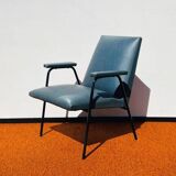 Pair of armchairs model Robert by Pierre Guariche for Meurop. Vintage 60s.