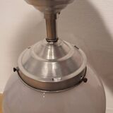 Art Deco opaline globe pendant light