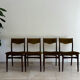 Chaises vintage en palissandre de style scandinave