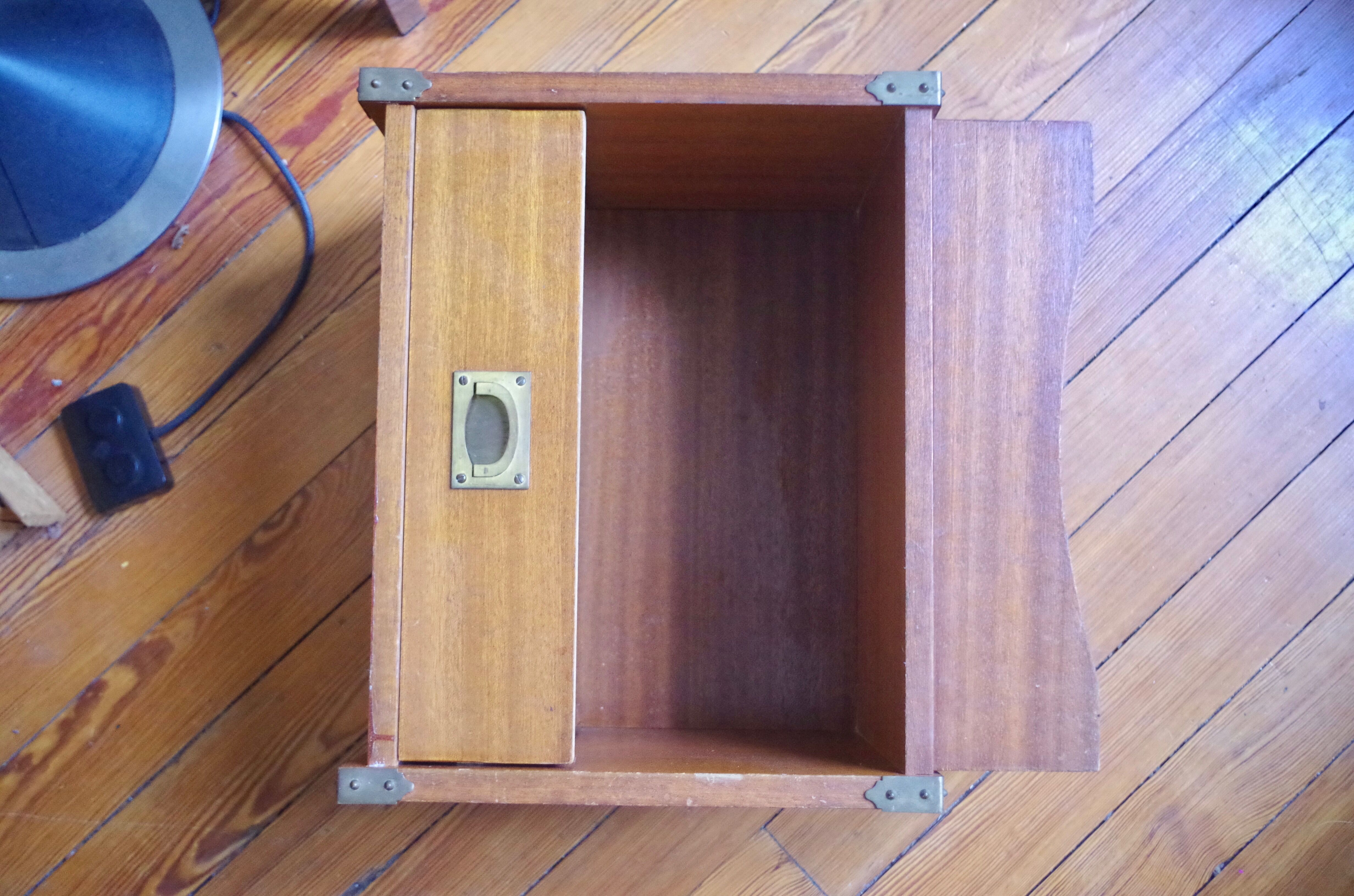 Vintage boat marine bedside table 70's