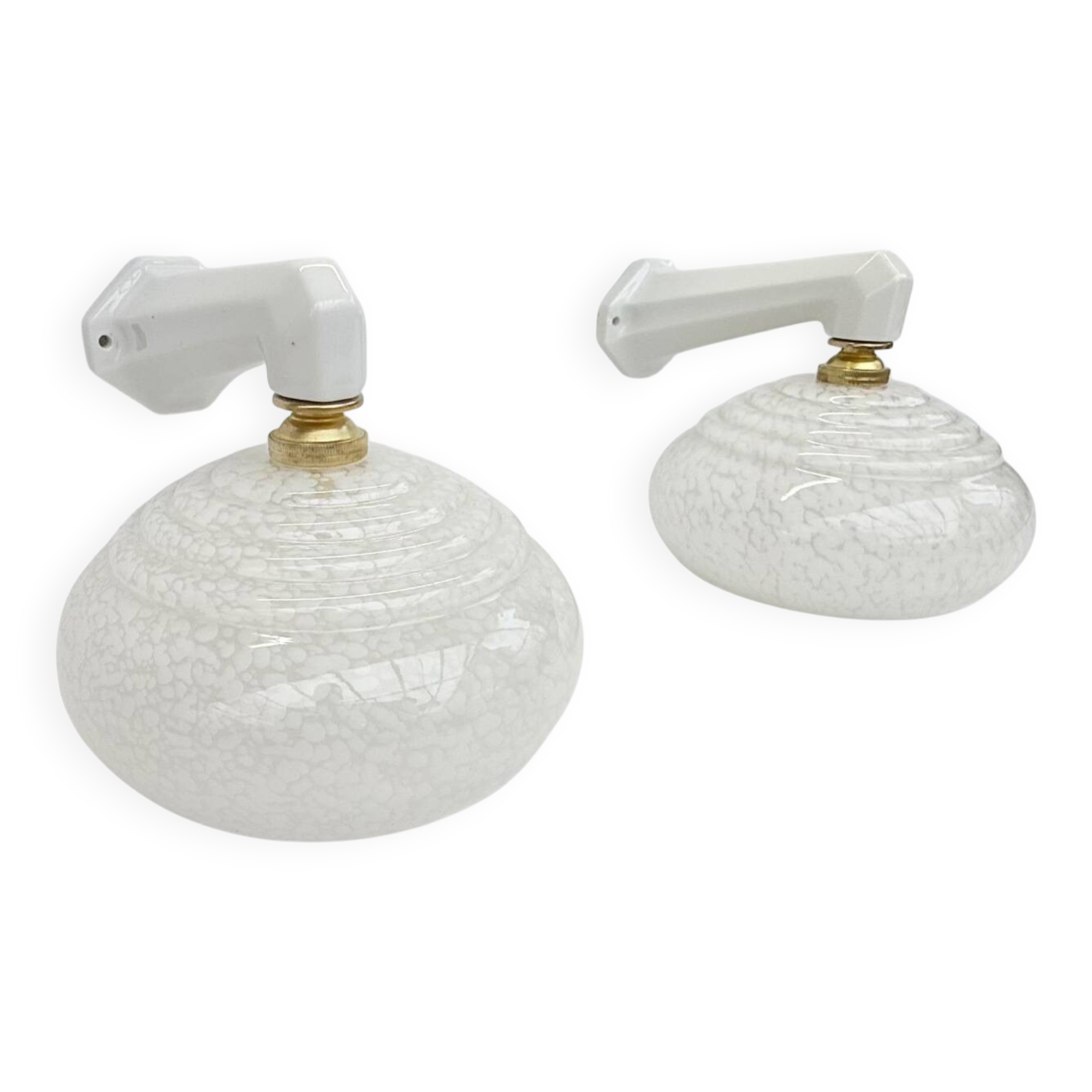 Antique porcelain wall lights