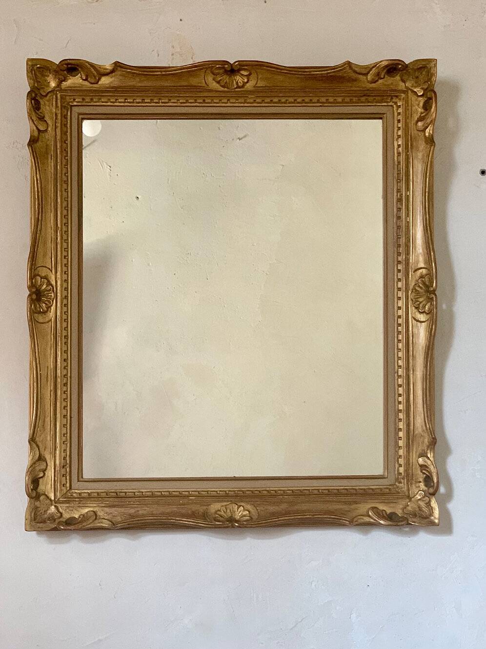 Miroir doré cadre Montparnasse vintage