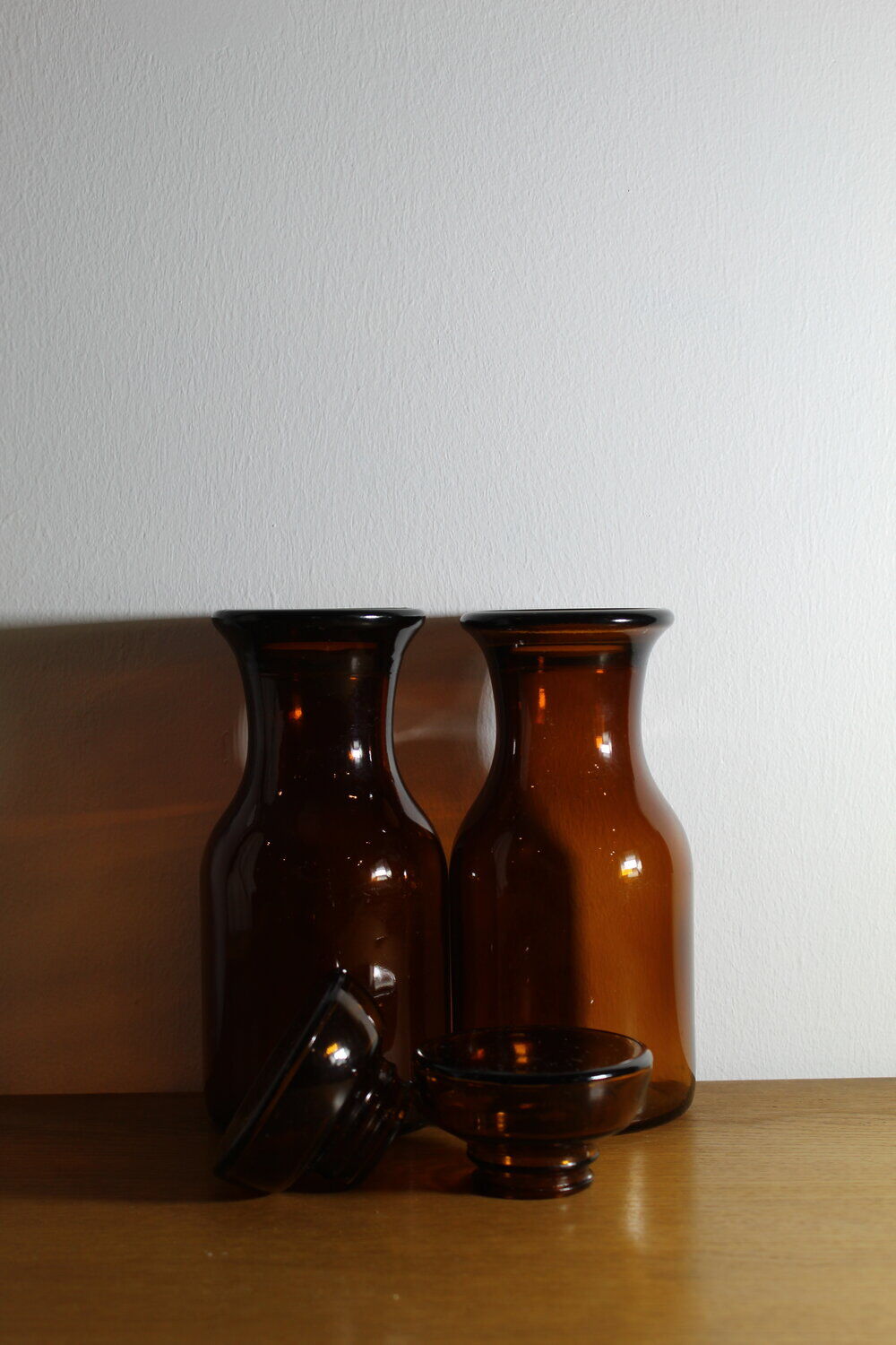 Pair of washing powder jars
