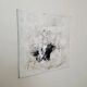 Felix Bachmann, Abstract Composition in Black and White, 2023, Mixed Media on Canvas