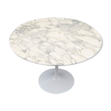 Round table Tulip in Calacatta marble by Eero Saarinen - Ø 107 cm - Knoll