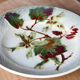 Set of 4 dessert plates in slip St Amand Hamage