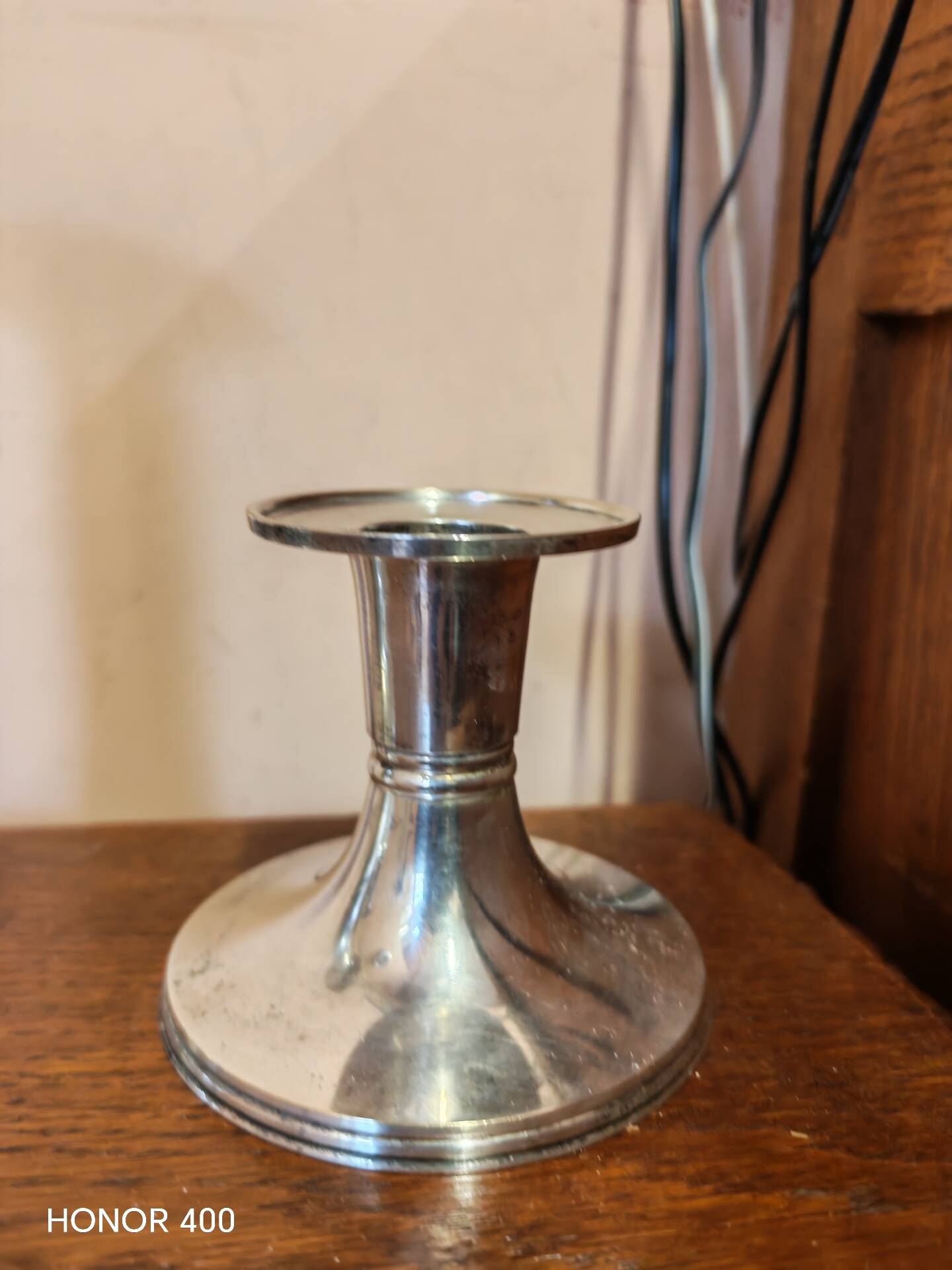 Set of 4 candlesticks "Luise" by Günther Lambert silver-plated metal