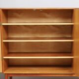 Buffet vintage en acajou avec rangements et tiroirs – Suède, années 1960