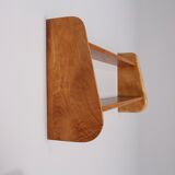 Secretary and shelf hanging in elm.