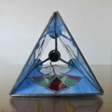 Art deco lamp in glass paste