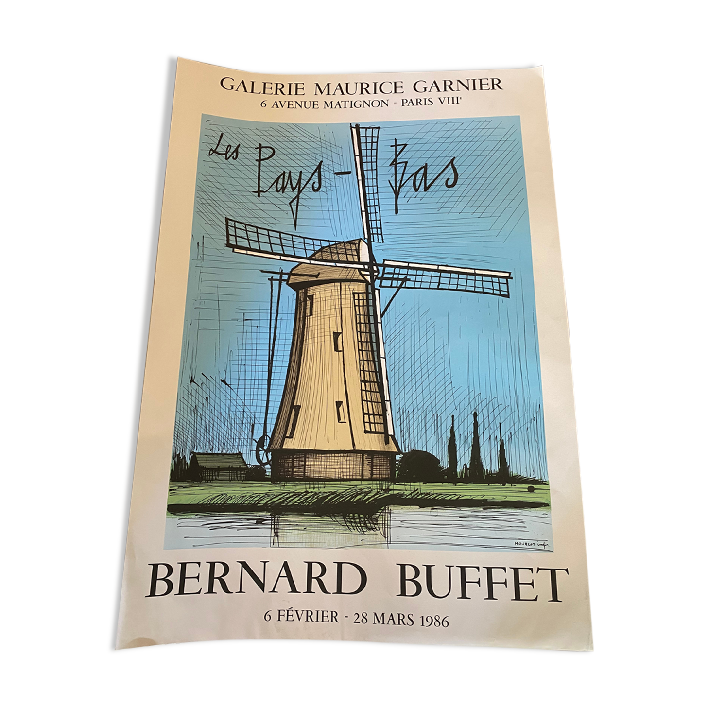 Affiche Bernard Buffet Pays-Bas