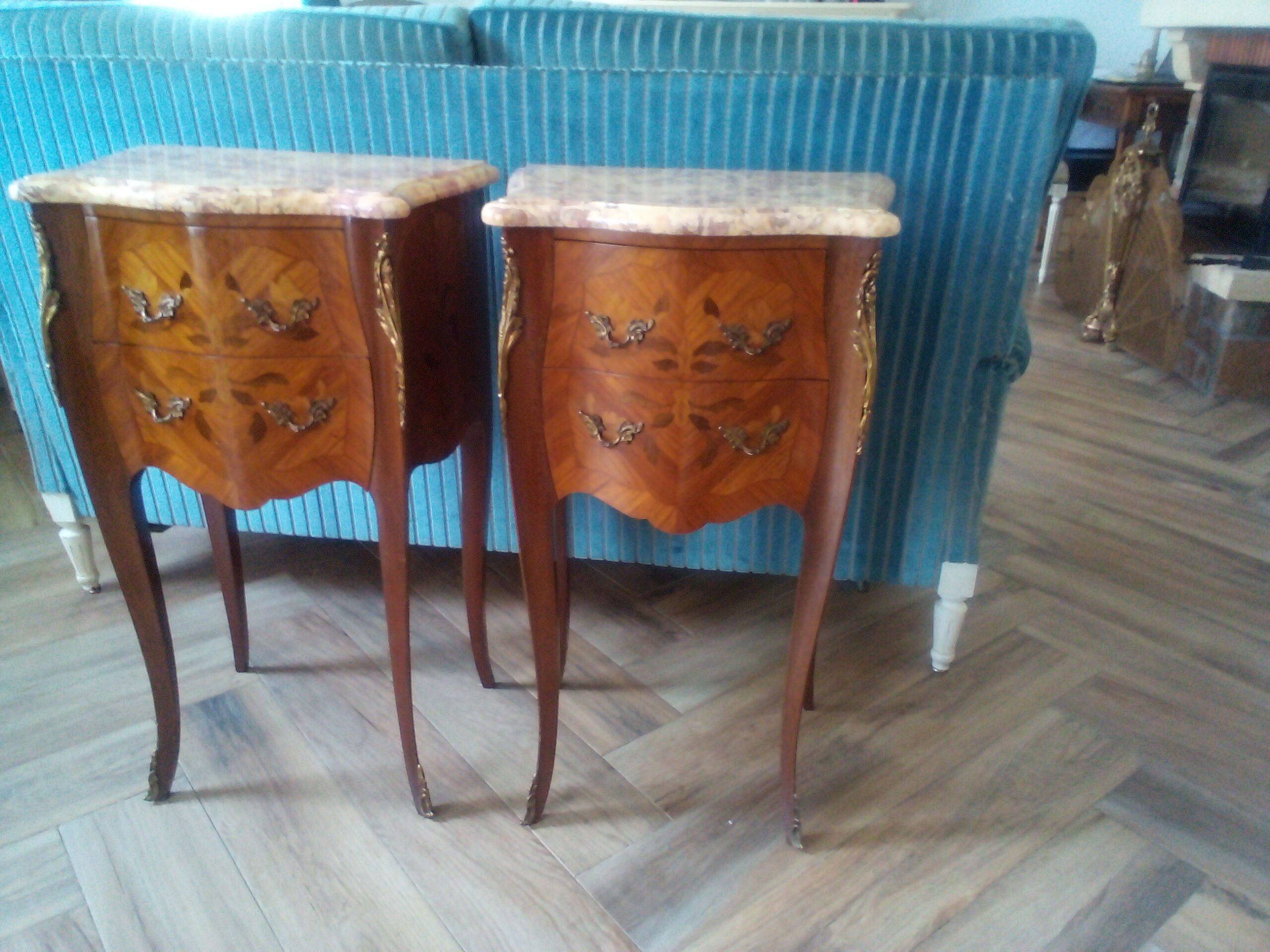Paire de chevets louis xv bois de rose