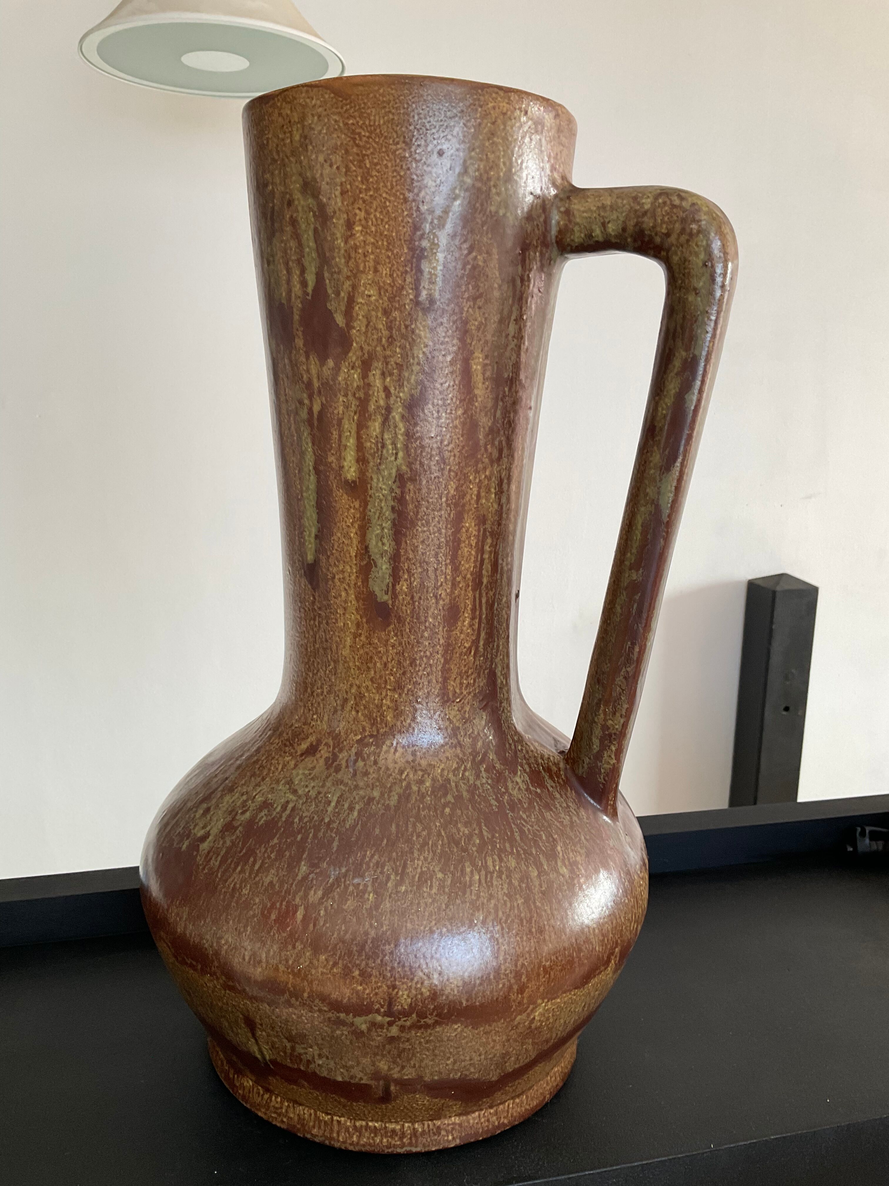 Vase vintage en céramique années 70