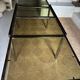 Extendable metal table