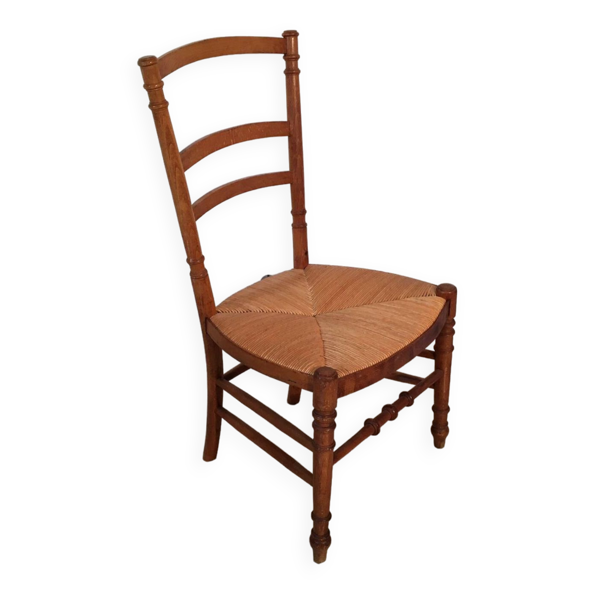 Straw chair, 1950s era