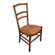 Straw chair, 1950s era