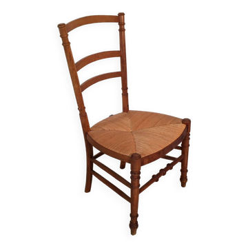 Straw chair, 1950s era