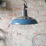 Vintage industrial pendant lamp from Wilkas A23, 1950s