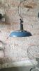 Vintage industrial pendant lamp from Wilkas A23, 1950s