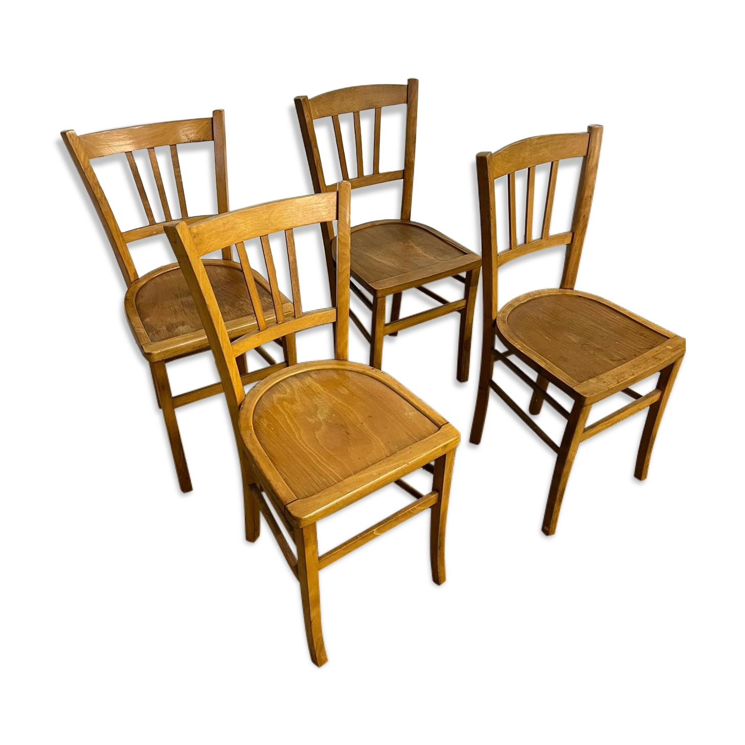 Lot 4 chairs bistro luterma