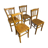 Lot 4 chairs bistro luterma