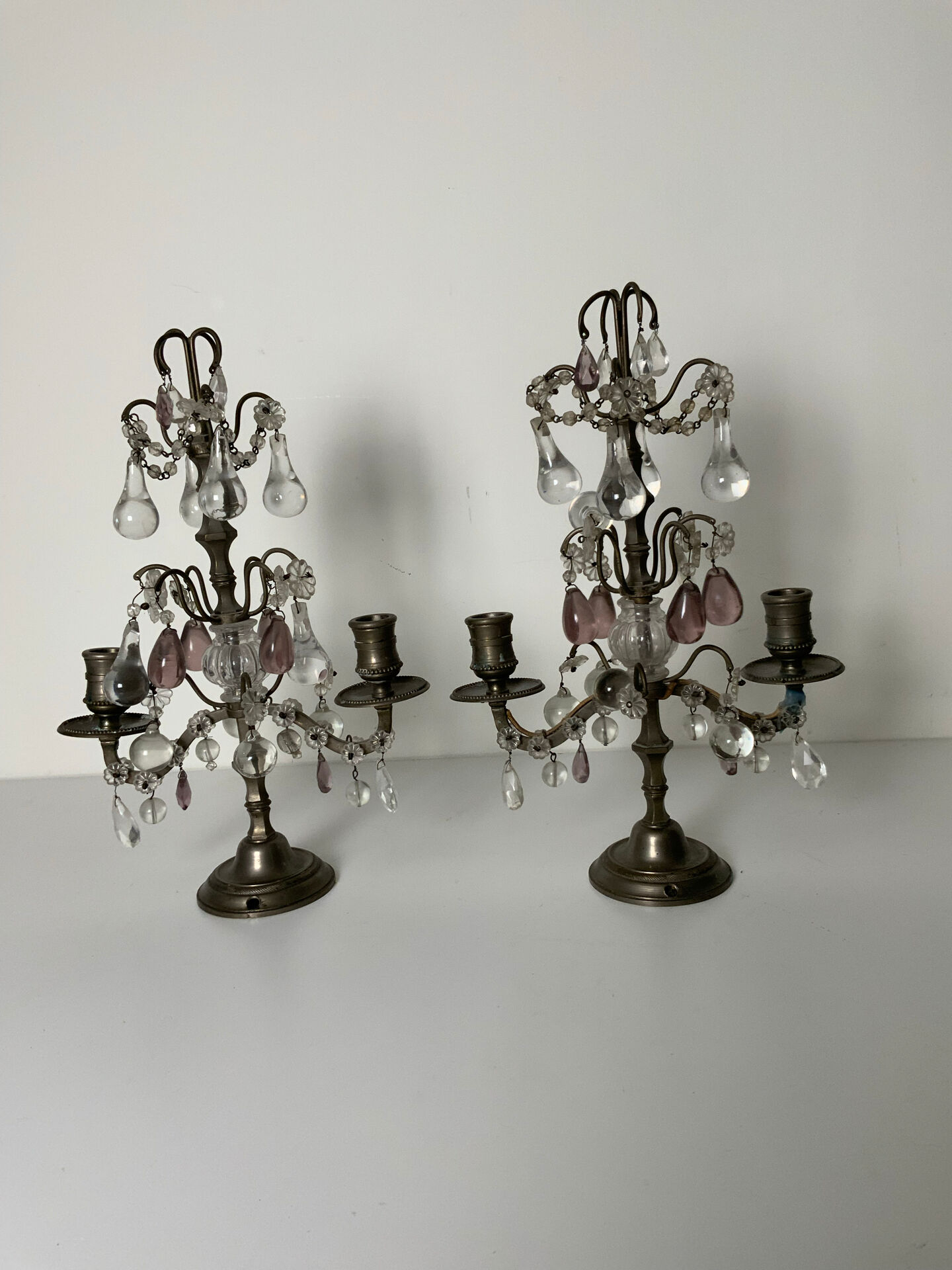 Pair of 19th-century candelabra