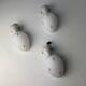 LOT OF 3 OLD VINTAGE SLANTED WALL LIGHTS