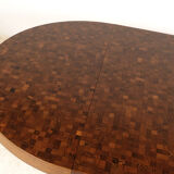 Extendable round table by D. Waeckerlin 1970