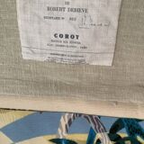 Silkscreened tapestry "The Forest" by Robert Debiève