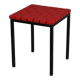 1970s Metal and Vinyl Stool by Asko, Finland