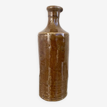 Glazed terracotta bottle