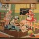 Game jura old cubes in briefcase/light wood 30 pieces 50s