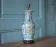 Canton porcelain table lamp, Chinese lamp with polychrome decoration.