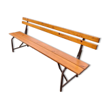 Folding bench of guinguette year 50