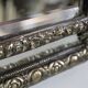Mirror in repoussé brass, louis xiv style, napoleon iii era – xixth