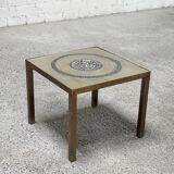Table d'appoint Marc D'haenens Sculpture Brutaliste, Belgique 1970's