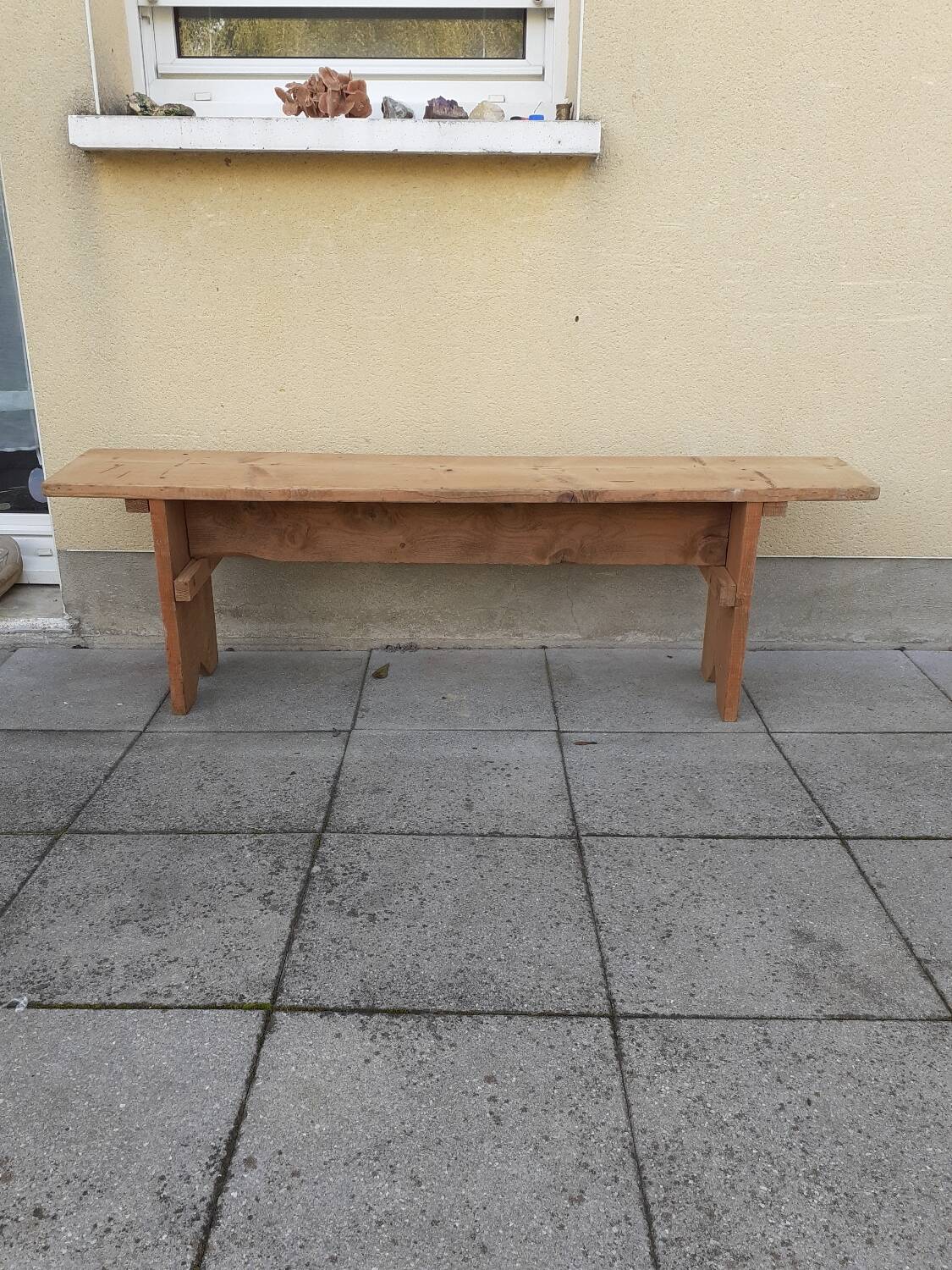 Wooden bench