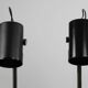 Pair of Black and Chrome “Orion” Floor Lamps by Per Sundstedt for Ateljé Lyktan, Sweden, 1960s