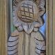 Large carved wooden mirror
