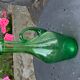 Carafe bottle blown glass glassware of biot stamped vintage