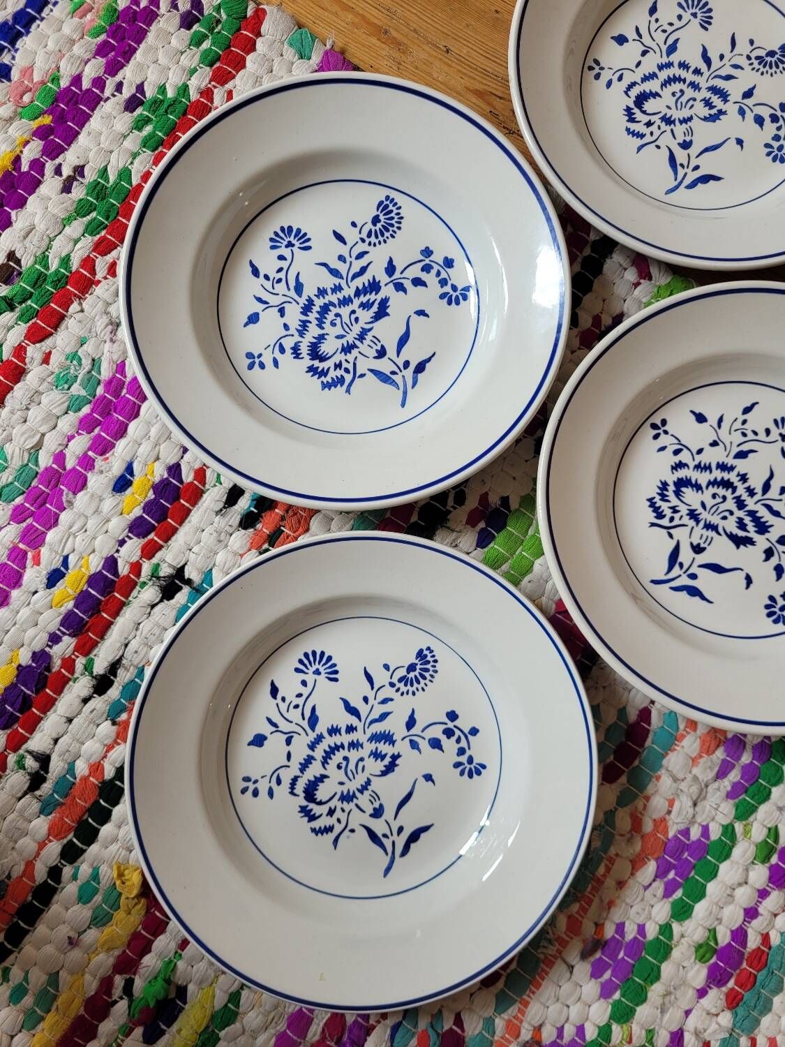 Lot n°2 of 6 K&G Luneville Oeillet soup plates