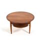 Rare Danish Coffee Table in Teak and Oak 1950s