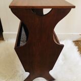 Magazine holder with tablet and canning