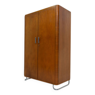 Armoire Bauhaus de Vichr & spol, années 1930, Bohême