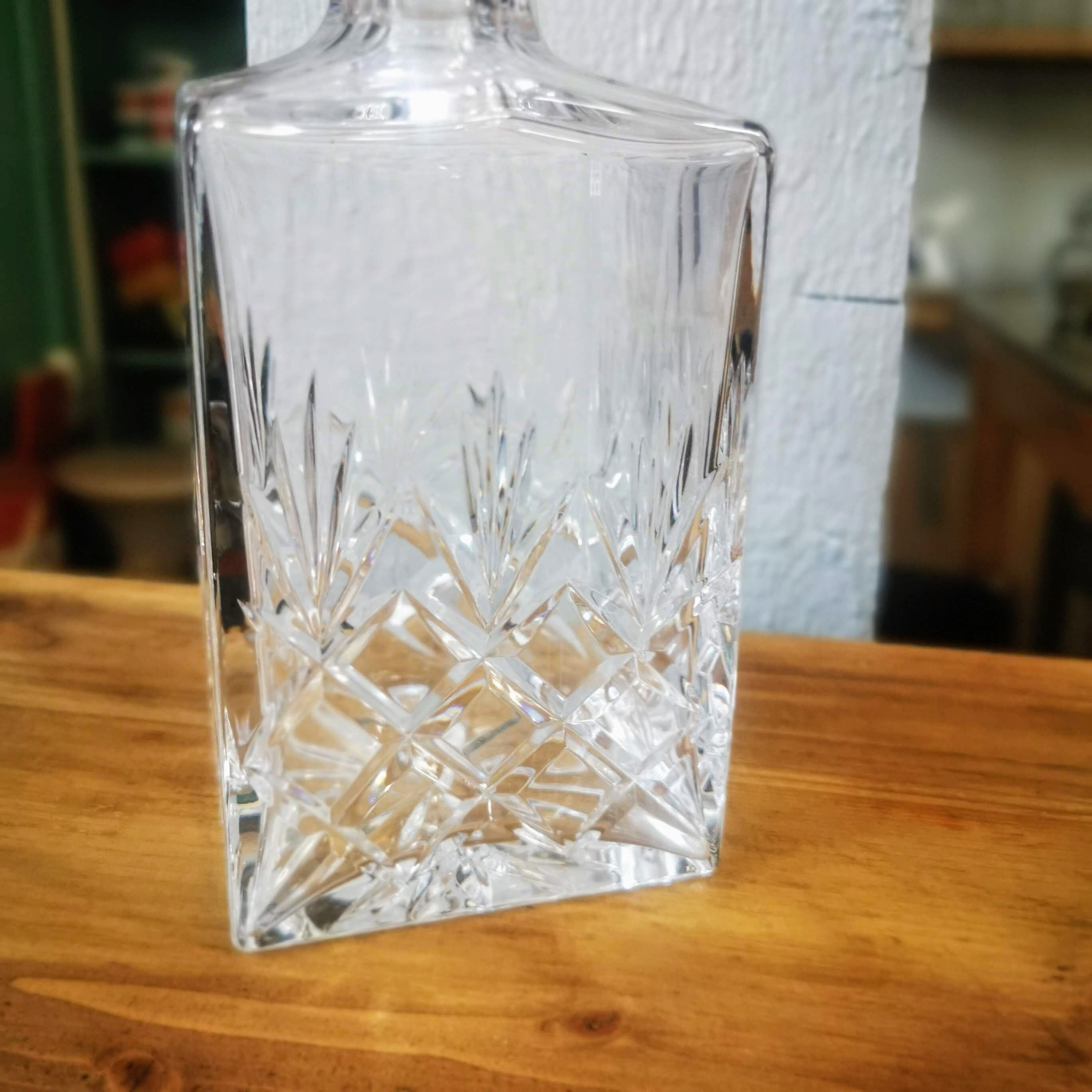 Crystal whisky carafe