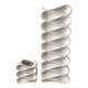 Pair of beautifully wavy earthenware vases.