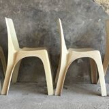 Set of 4 Kartell chairs model 4850 design Castiglioni Gaviraghi Lanza made in Italy 1965
