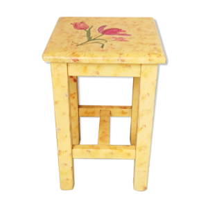 Tabouret en pin massif