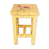 Solid pine stool