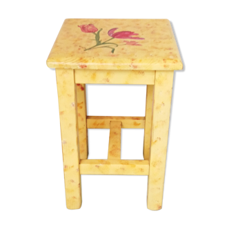 Tabouret en pin massif